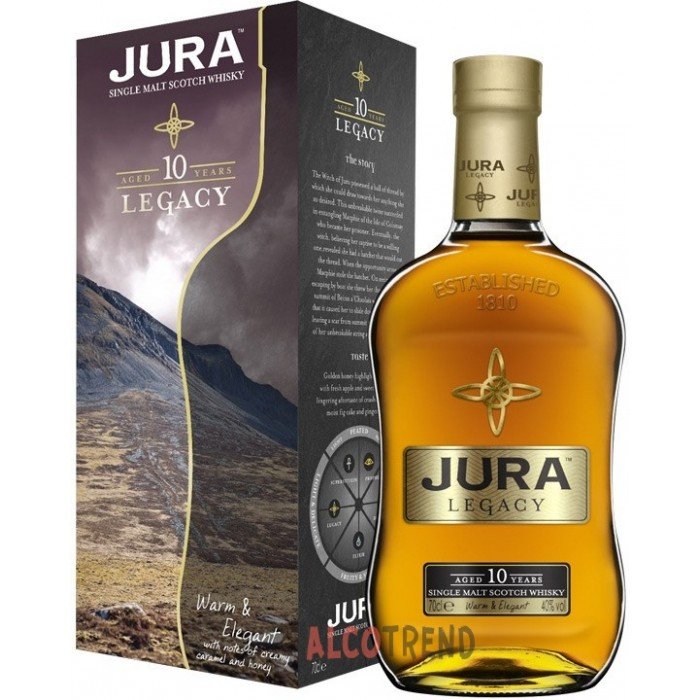 Виски Isle Of Jura 10 Years Остров Юра 10 лет цена, купить Isle Of